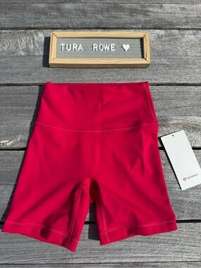 Lululemon Wunder Train No Line High-Rise Short 6" Mulberry Spark SIZE 4 NWT 💖